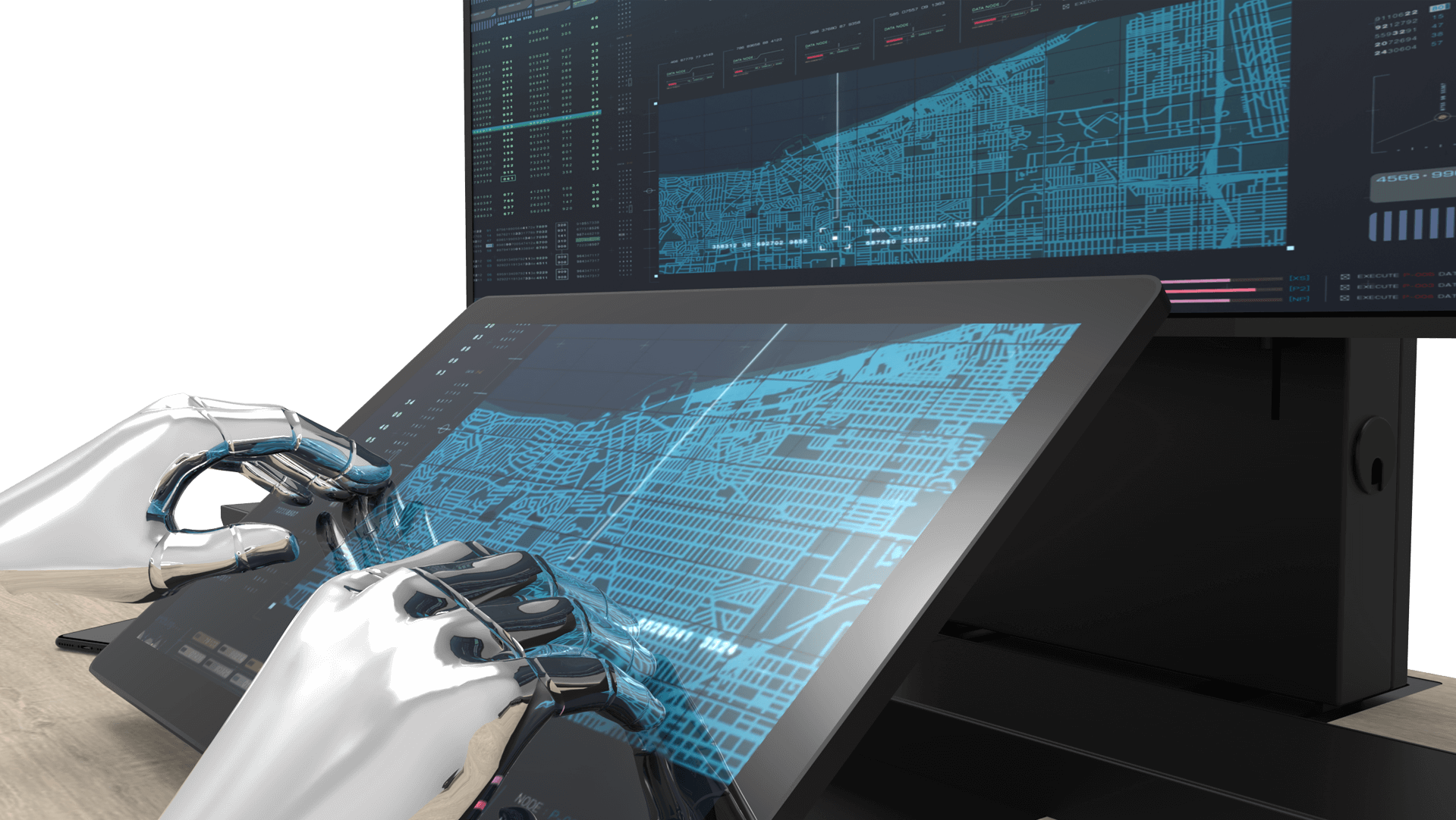 MODUS workstation touchscreen