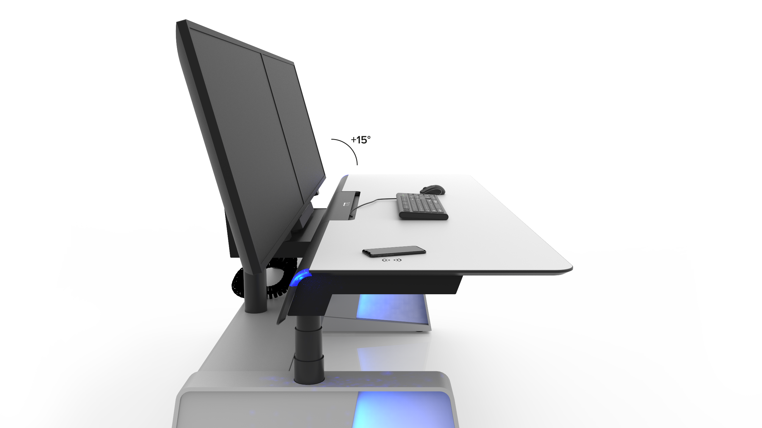 TITAN workstation ergonomic screen