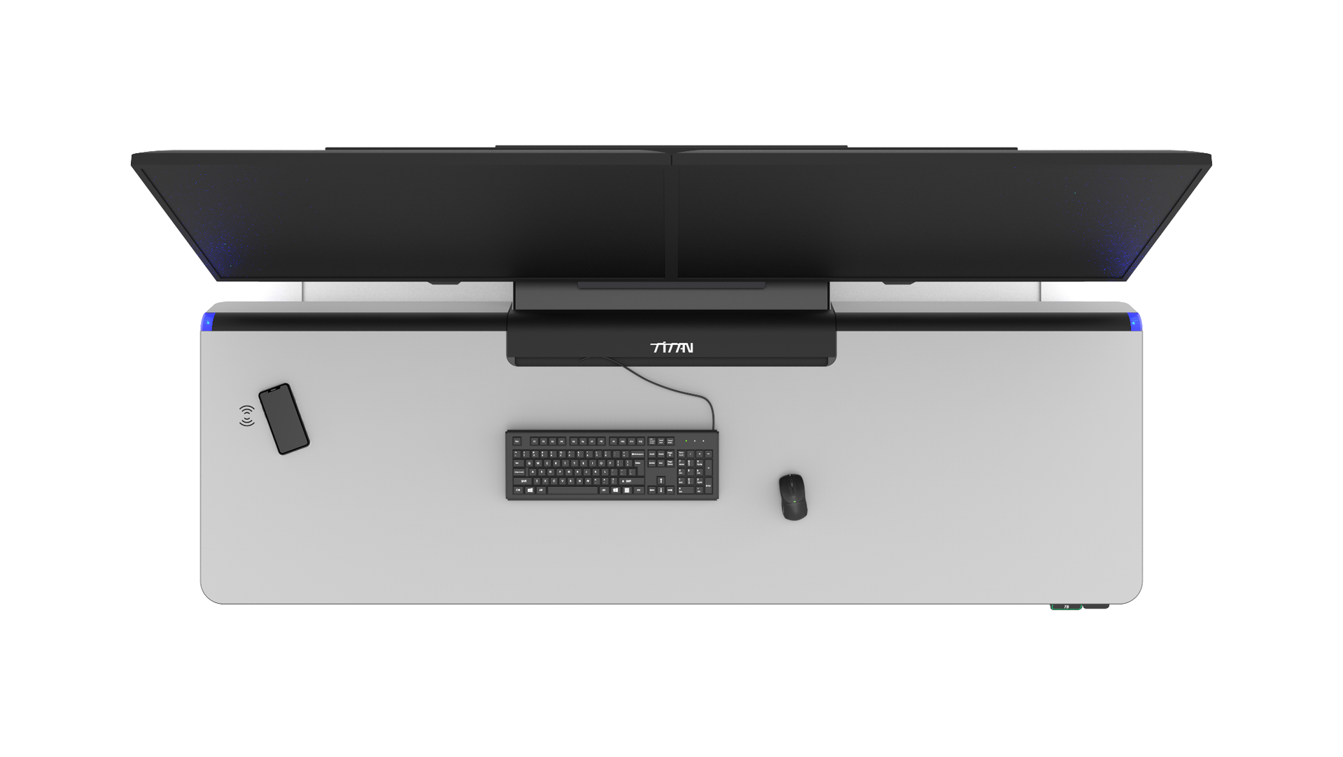 TITAN workstation top view