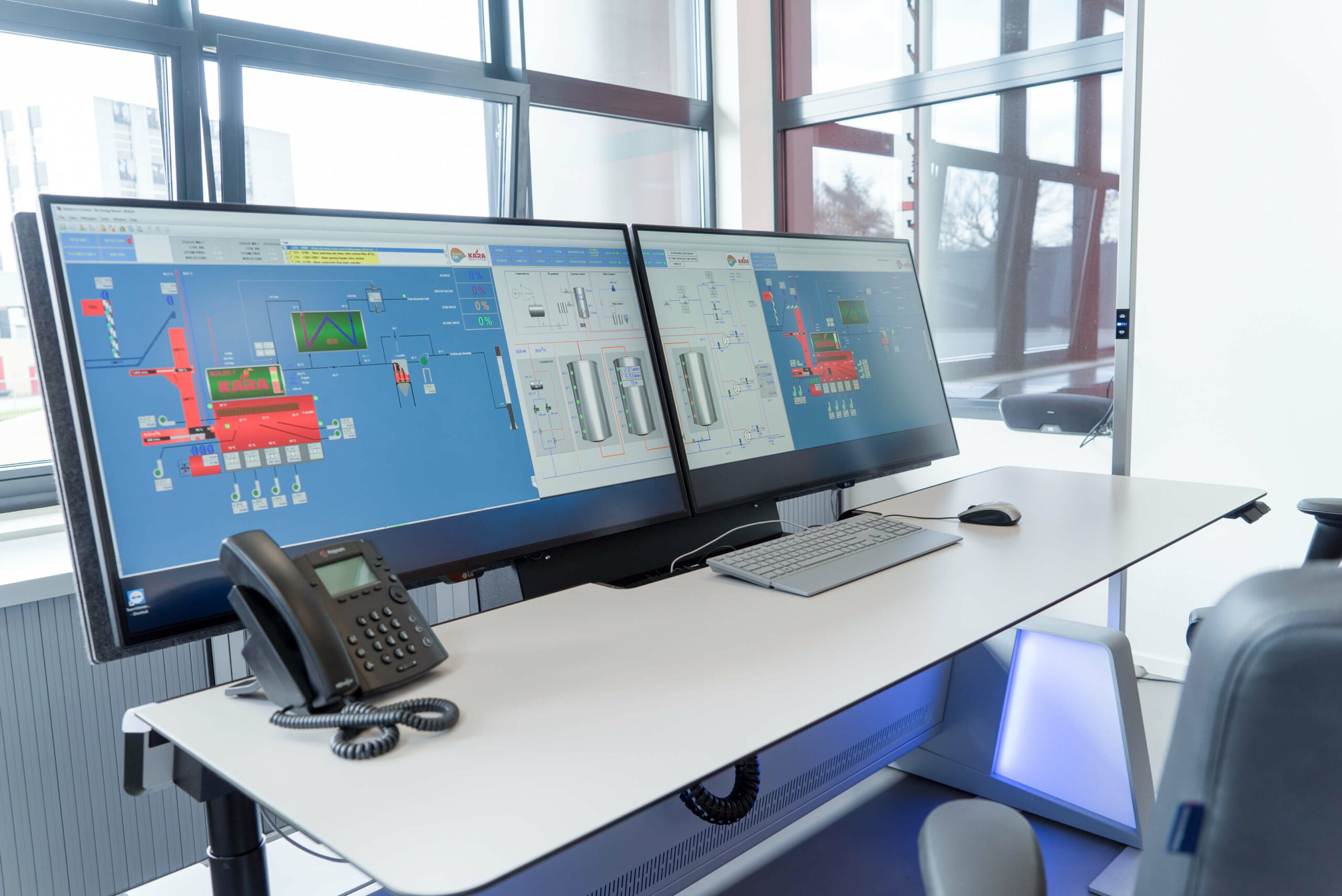 Process monitoring workstations