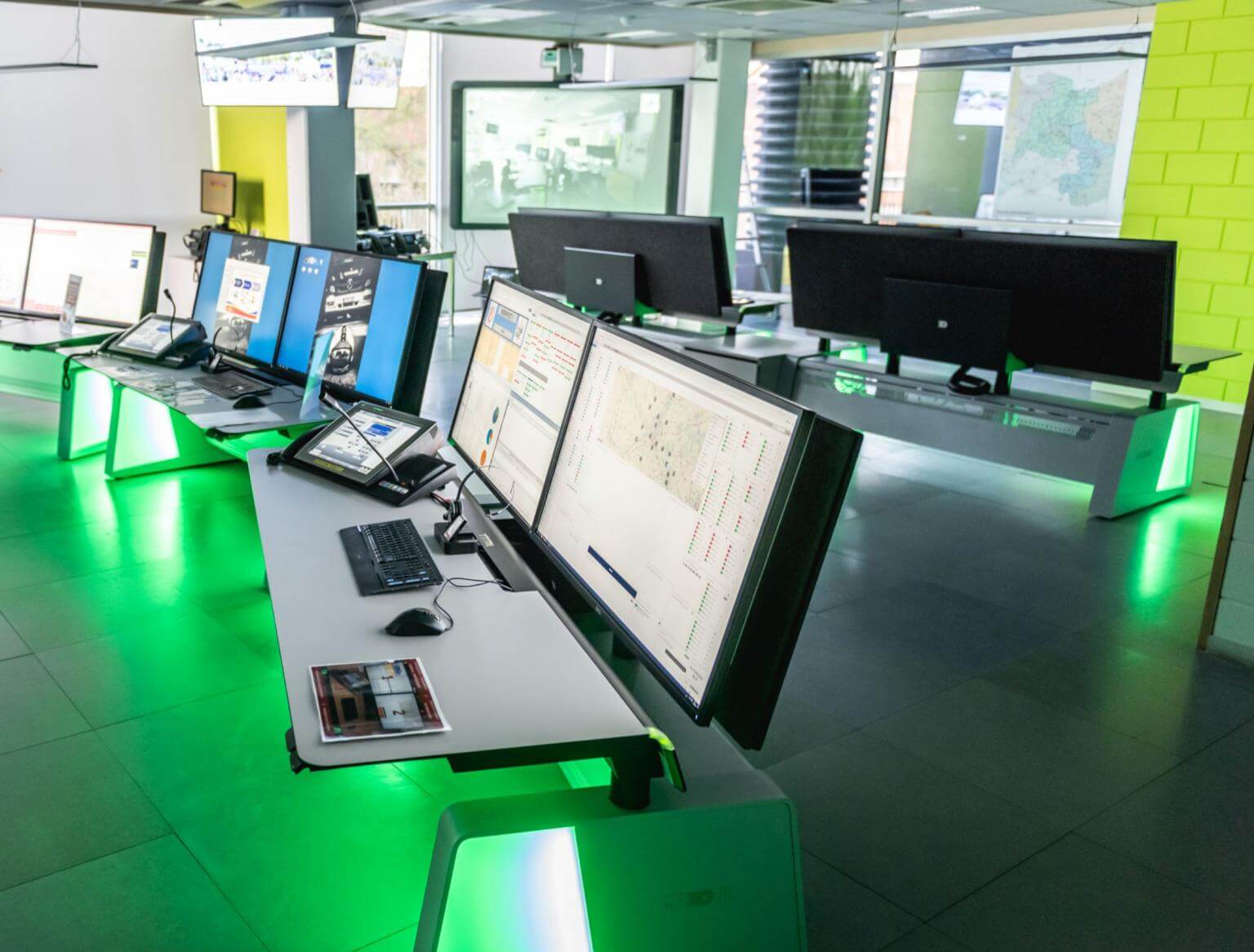 Control room furnishing design