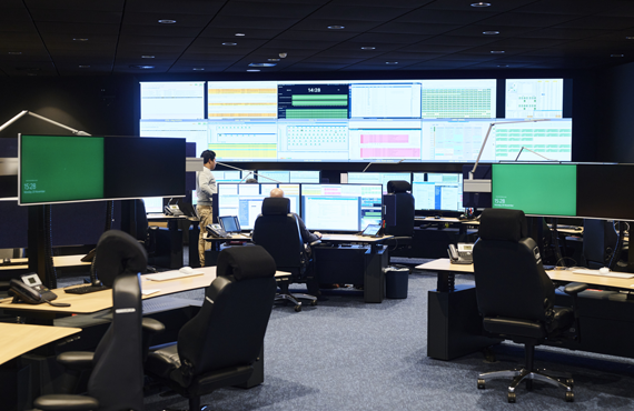 Eurocontrol control room NMOC